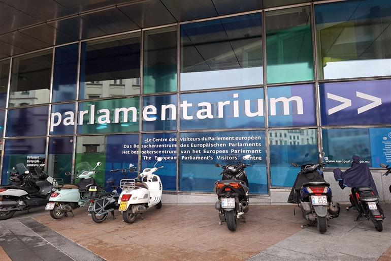 Het Parlementarium in Elsene, Brussel