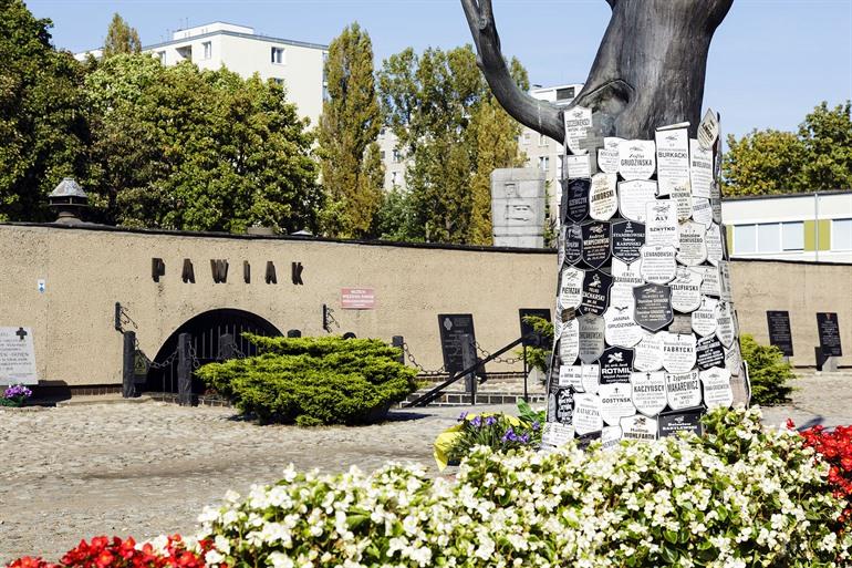 Het Pawiak-gevangenis Museum in Warschau