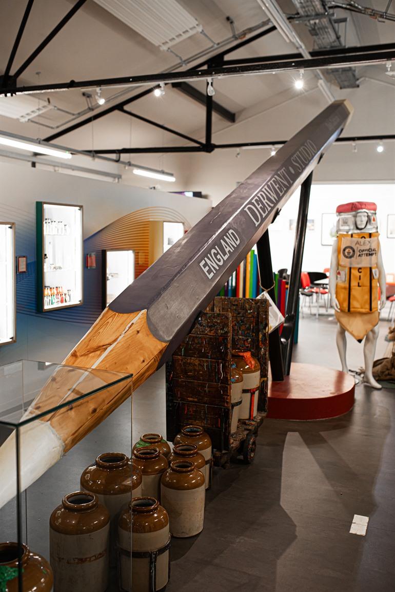 Het Potlodenmuseum in Keswick, Lake District