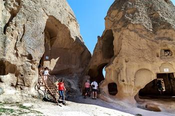 Het Selime-klooster in Cappadocië