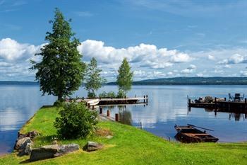 Het Siljanmeer bezoeken in Dalarna, Zweden