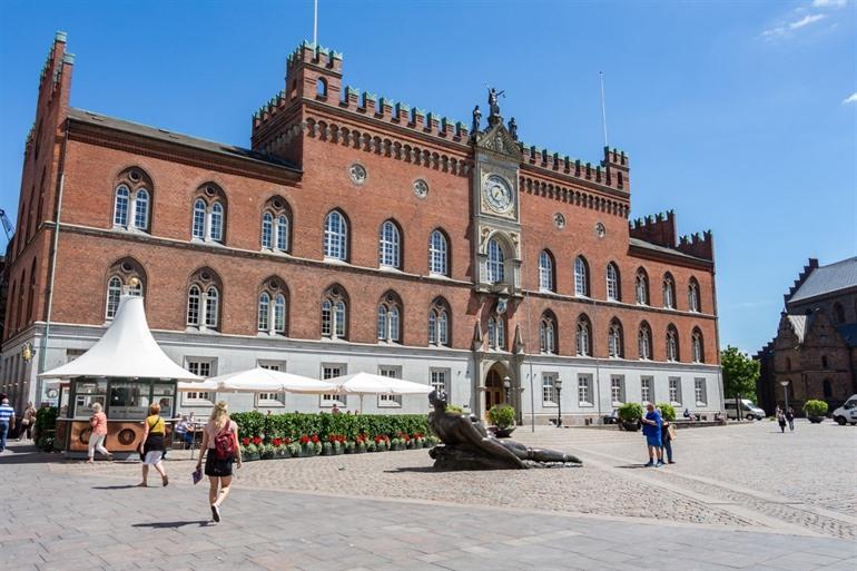 Het stadhuis van Odense