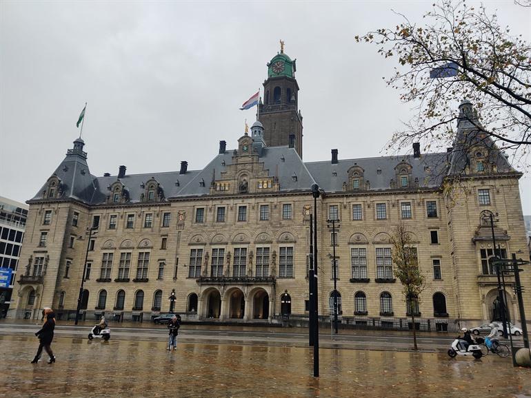 Het stadhuis van Rotterdam