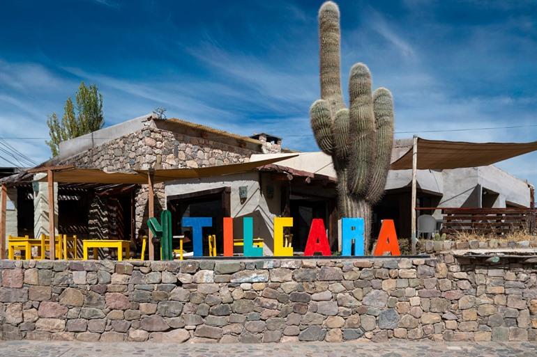 Het stadje Tilcara