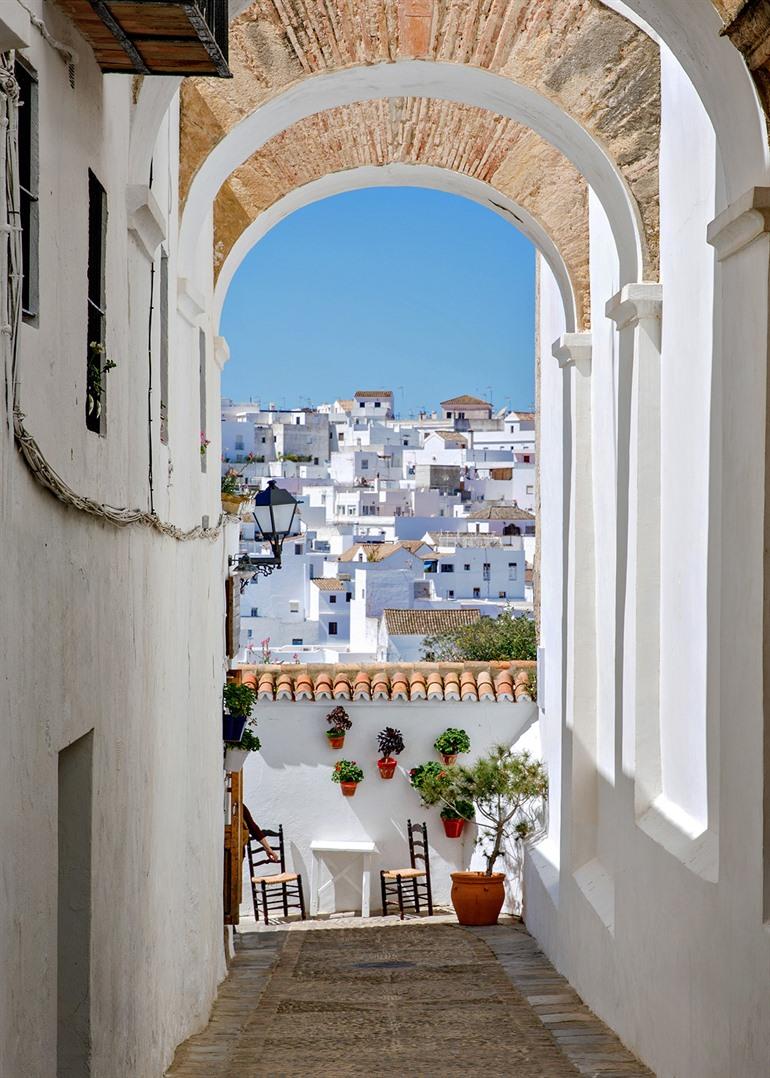Het witte heuveldorpje Vejer de la Frontera