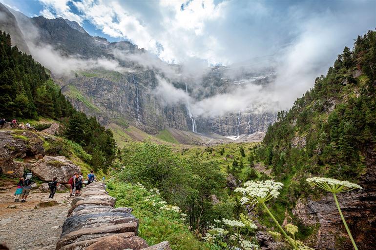 Hike naar de Gavarnie-waterval, Franse Pyreneeën