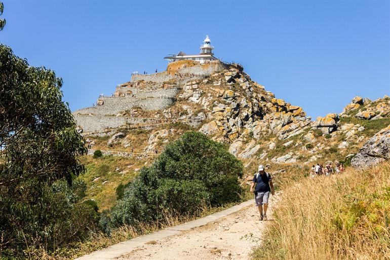 Hike naar de vuurtoren van de Cíes-eilanden, Galicië