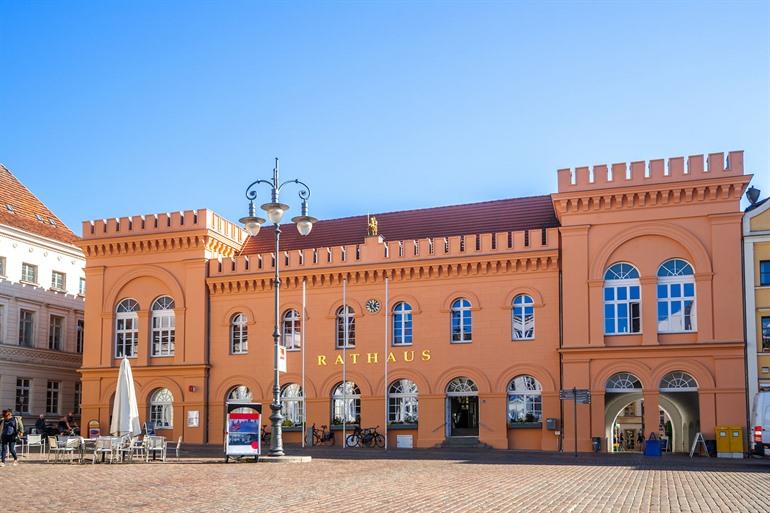 Historisches Rathaus, Am Markt, Schwerin, Mecklenburg-Vorpommern