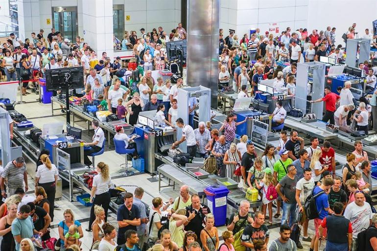 Hoe wachtrijden vermijn op de luchthaven