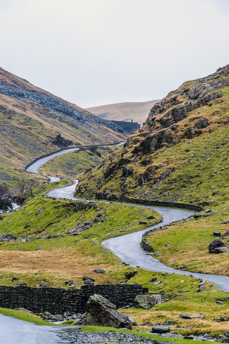 Honister Slate Mine op de Honister Pass, Lake District