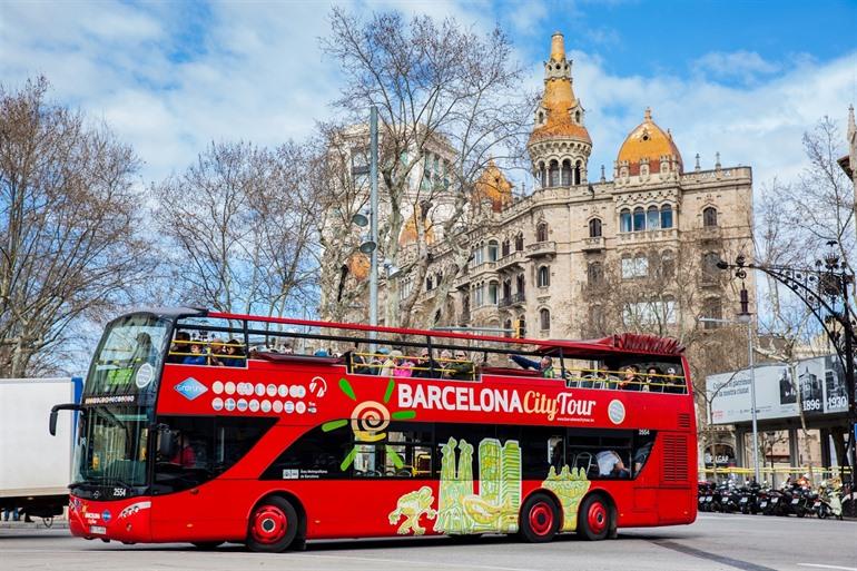 Hop-on Hop-off bus in Barcelona