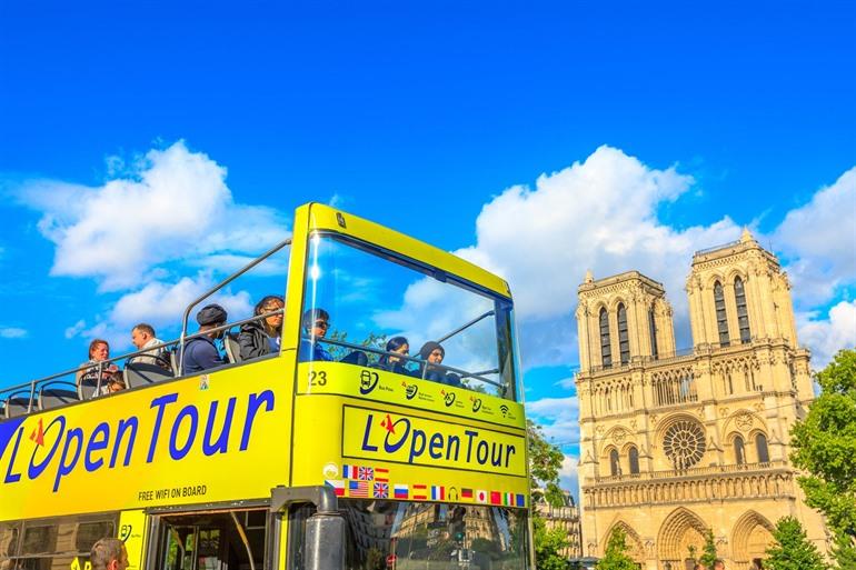 Hop-on hop-off bus Parijs