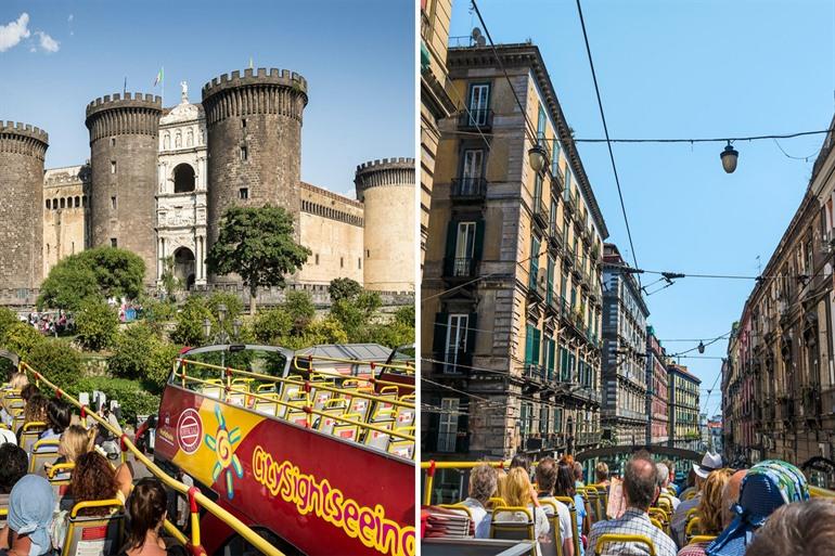 Hop-on Hop-off bussen in Napels