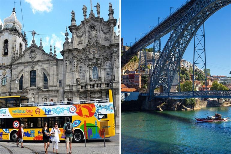 Hop-on Hop-off bussen in Porto