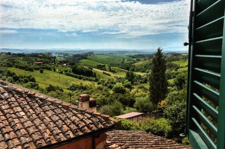 Hotel Santa Caterina met uitzicht op het Sienese platteland