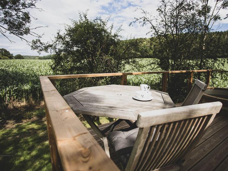 Houten hut in Durbuy boeken