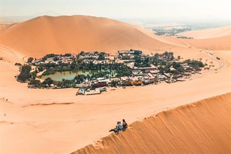 Huacachina in de Peruaanse woestijn