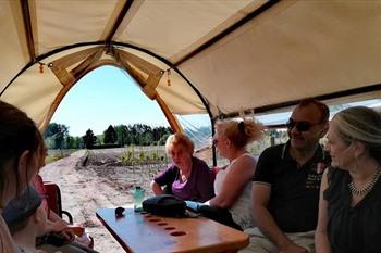 Huifkarrentocht Weg van Wetteren