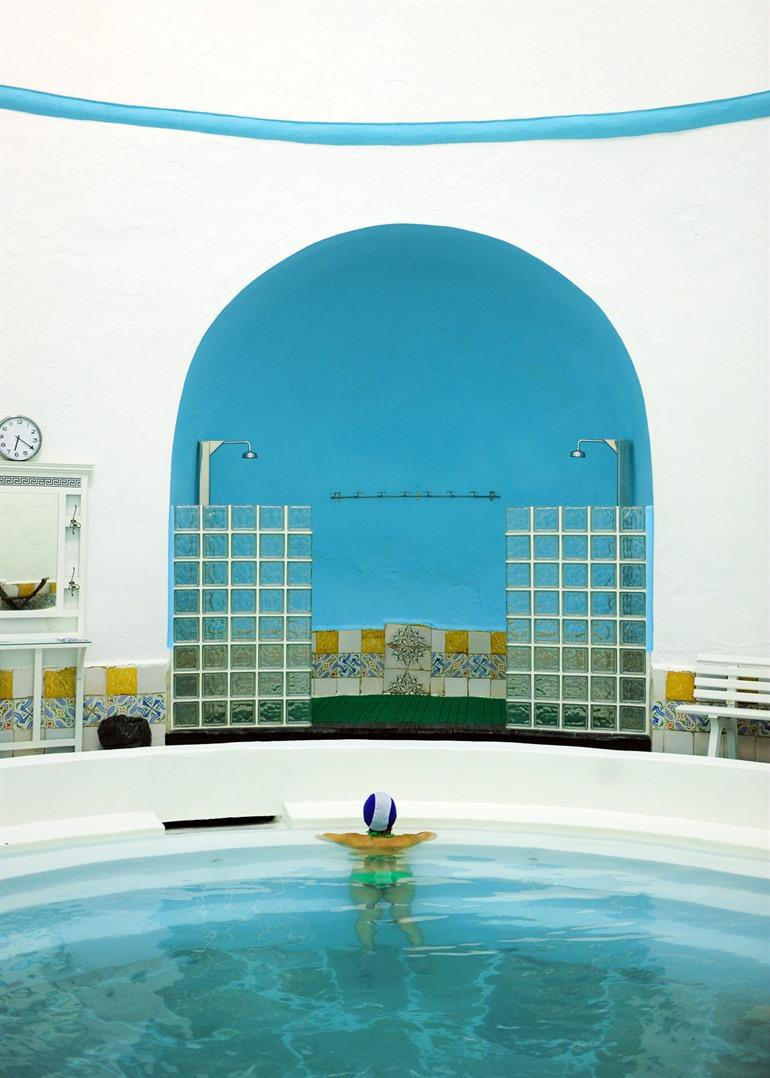 In de thermen van Alange