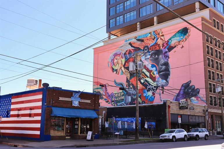 Indrukwekkende streetart in Deep Ellum