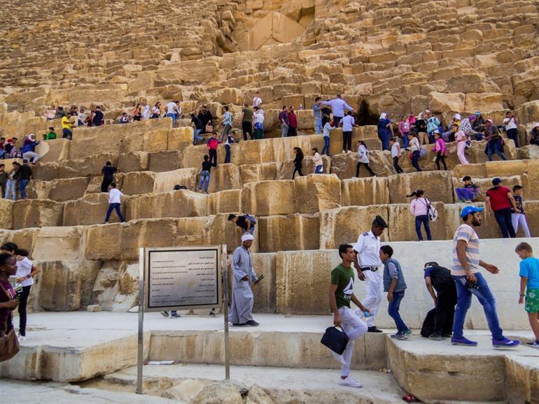 Ingang Piramide van Cheops