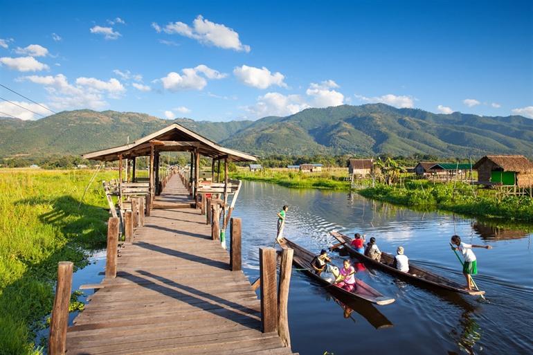 Inle meer Myanmar