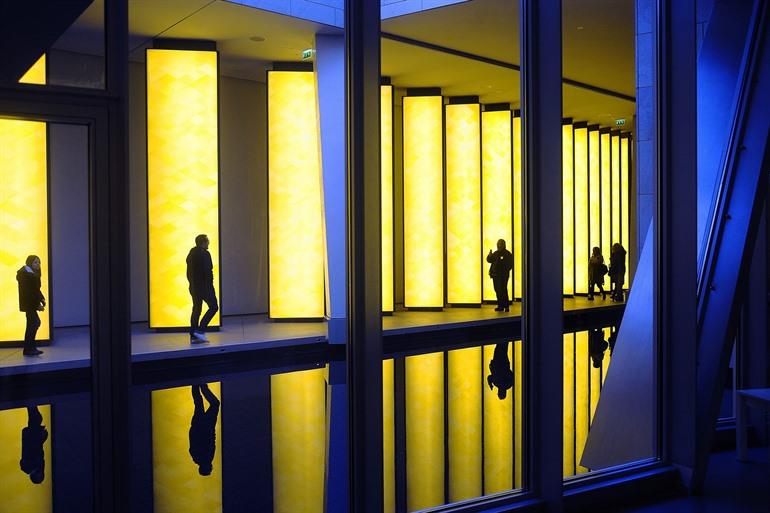 Inside the horizon van Olafur Eliasson, Fondation Louis Vuitton in Parijs