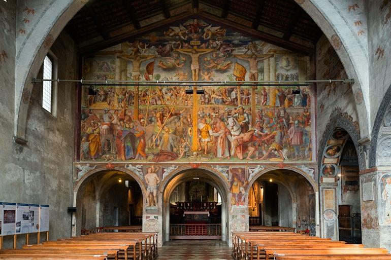 Interieur Kerk van Santa Maria degli Angioli, Lugano