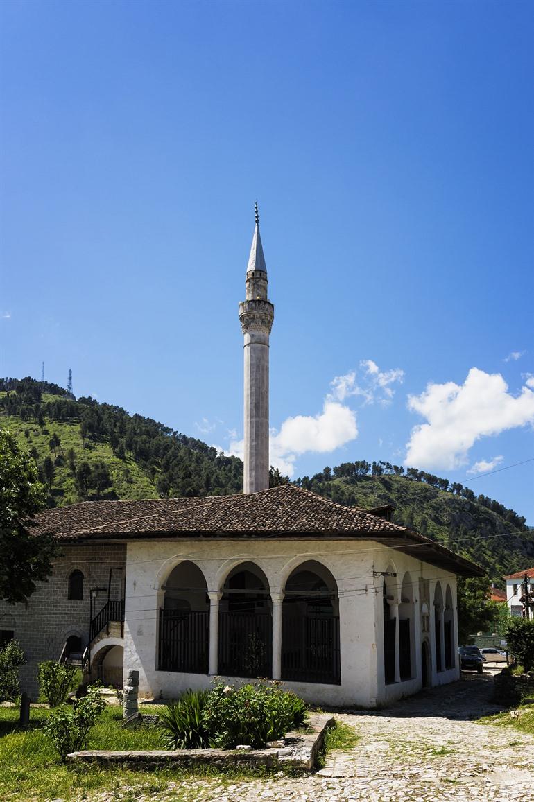 Interieur van de Koningsmoskee, of de King's Mosque in Berat