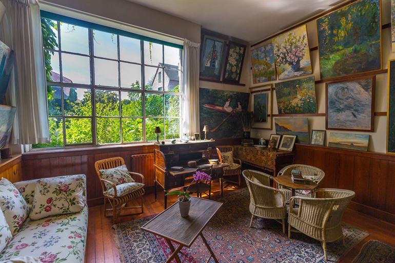 Interieur van het Huis van Monet, Giverny