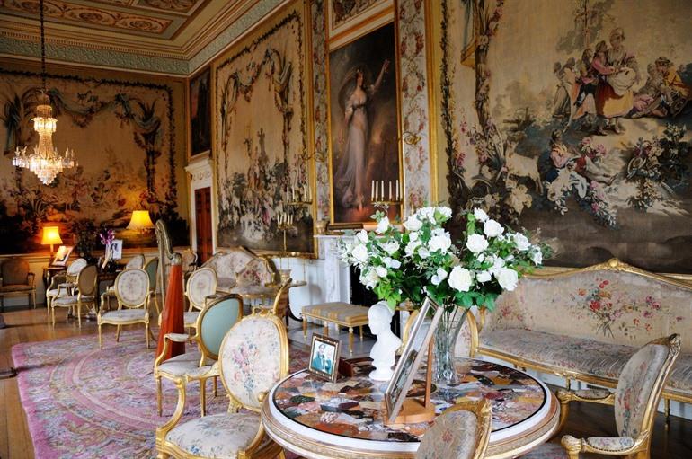 Interieur van het Inveraray Castle in Schotland 