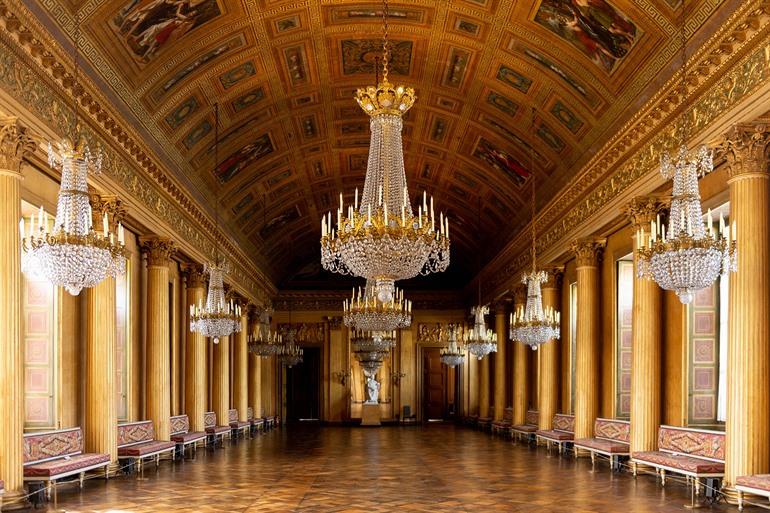 Interieur van het kasteel van Compiègne