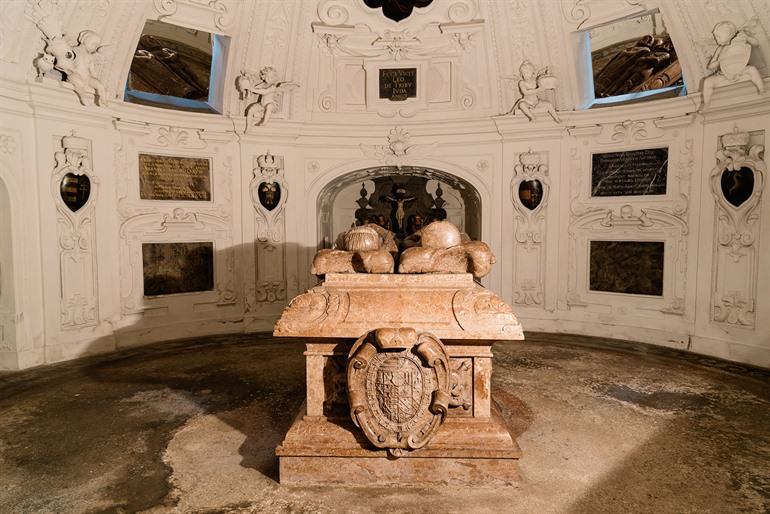 Interieur van het Mausoleum Graz, Oostenrijk