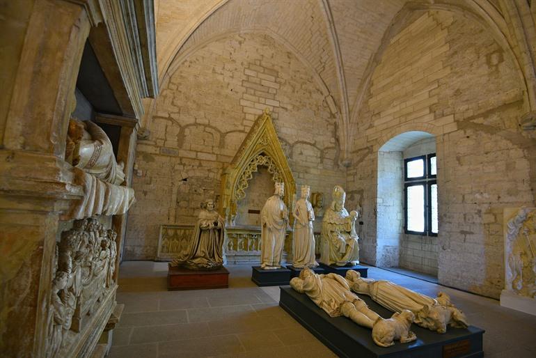 Interieur van Palais des Papes, Avignon