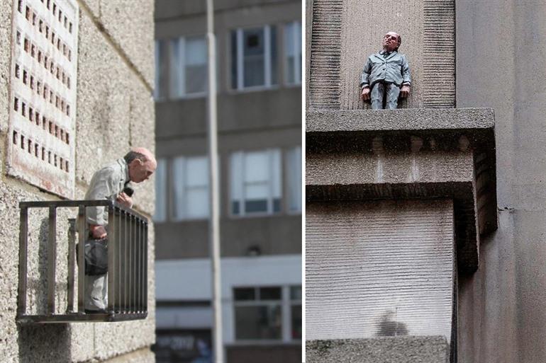 Isaac Cordal in Namen