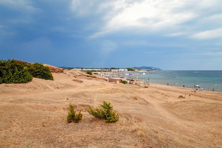 Issos Beach op Corfu