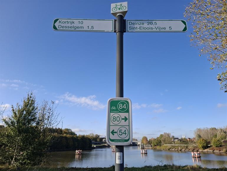 Jaagpad richting Kortrijk