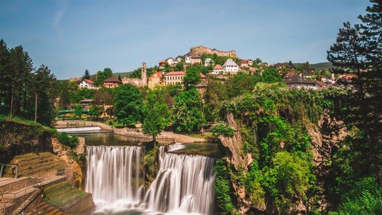 Jajce in Bosnië en Herzegovina