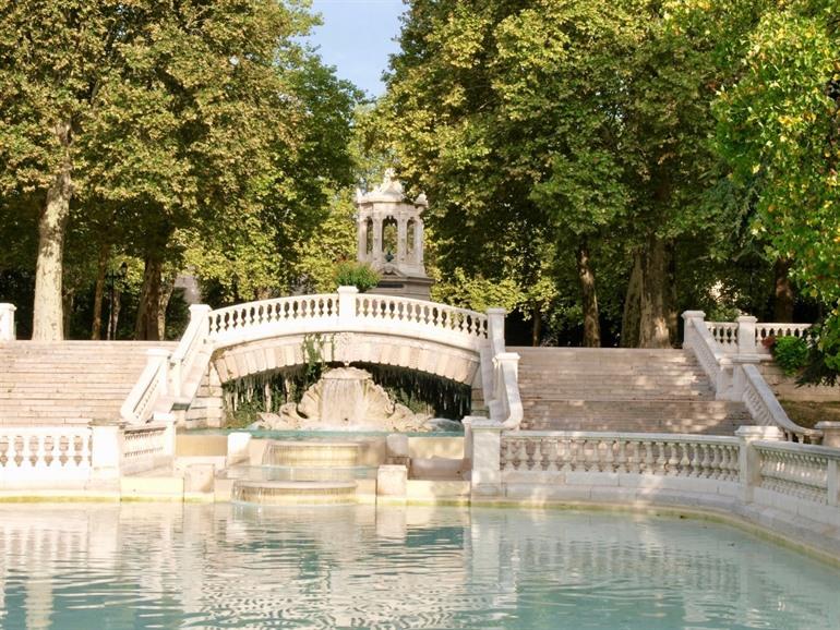 Jardin Darcy in Dijon, Bourgondië 