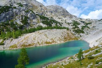 Jezero v Ledvicah in het Triglav Nationaal Park