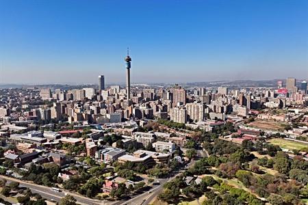 Johannesburg in Zuid-Afrika