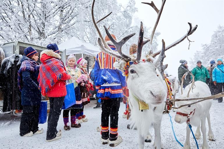 Jokkmokk bezoeken in Zweden