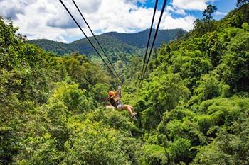 Jungle Flight Chiang Mai, langste zipline van Thailand