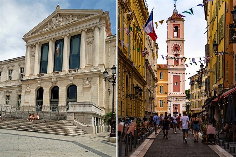 Justitiepaleis en Tour de l’Horloge in Nice