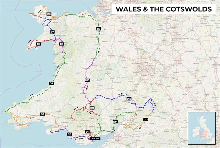 Rondreis Wales 14 dagen: Complete route, reisschema + kaart