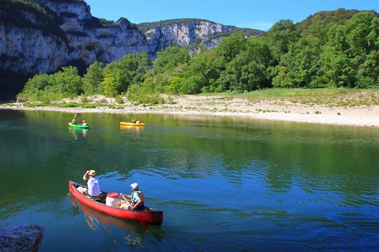 Kajakken Gorges de l'Ardèche, Frankrijk
