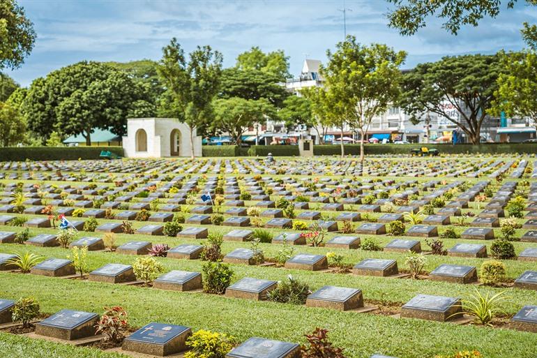 Kanchanaburi War Cemetry, Thailand