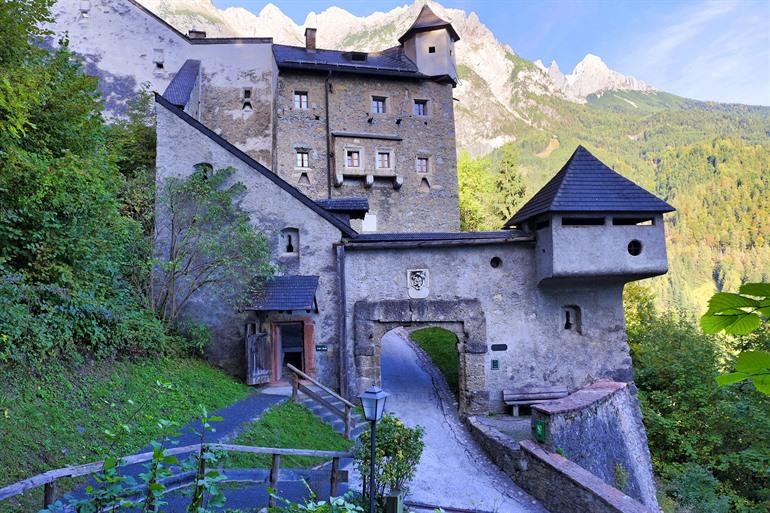 Kasteel Hohenwerfen in Oostenrijk