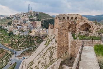 Kasteel van Kerak bezoeken, Jordanië
