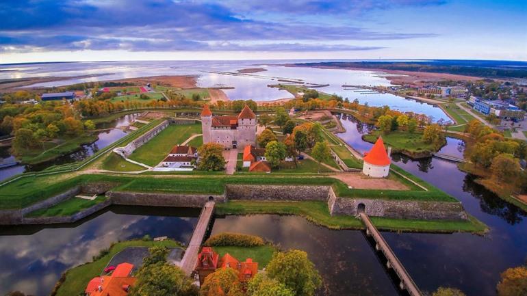 kasteel van Kuressaare op Saaremaa, Estland